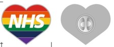 Nhs staff enamel pin badge - pin,
