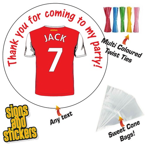 Personalised party stickers - 24,