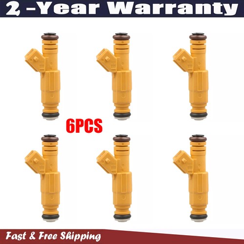 6pcs fuel injectors for jeep - fuel,