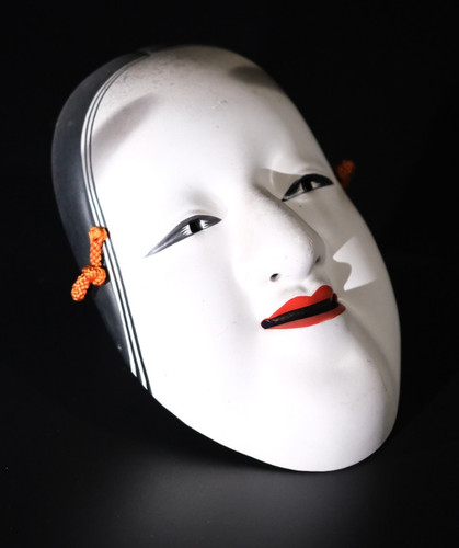 Japanese ceramic onna - onna, noh