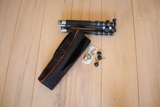 MeFOTO Globetrotter Carbon Fibre Tripod, with feet for hard and soft ground.