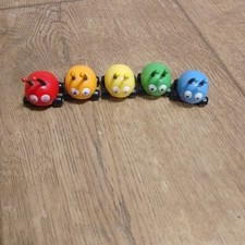 5 Disney Jungle Junction Beetle Bugs Action Figure Toy Car Set Colours Toys Rare