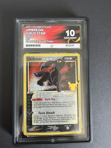Pokémon tcg umbreon gold - gold, star
