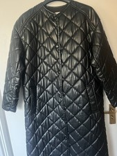 Zara Black Quilted Longline