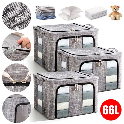 3pcs 66l zipped - zipped, clothes