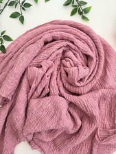Dusky Pink Crimped Crinkle