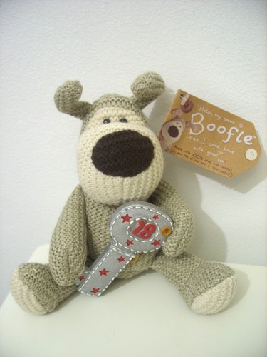 Boofle bear 18th birthday - bear,