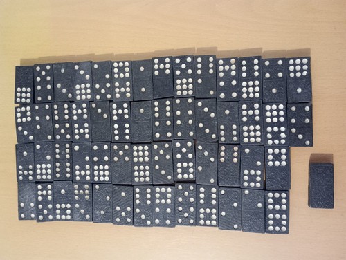 Vintage double nine - vintage, dominoes