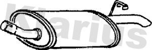 Rear muffler - fits, ford