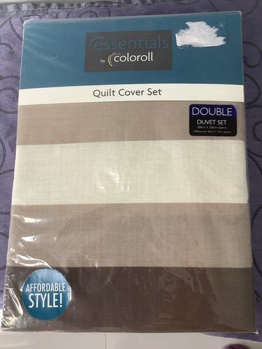 Coloroll double quilt cover - double,