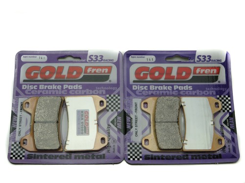 Goldfren s33 brake pads front - s33,