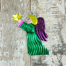 Mexican Tin Angel Holding Star
