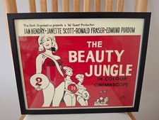 The Beauty Jungle Framed Reproduction Film Cinema Movie Poster Ian Hendry