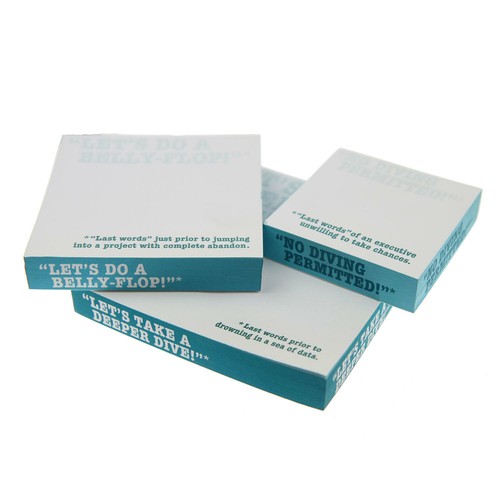Memo cube note pad jotter - cube,