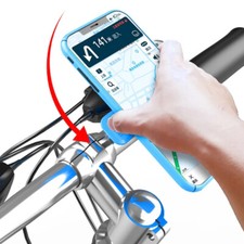 Quad Lock Anti Vibration Handlebar Mount Motorcycle Bicycle Phone Holder Kit