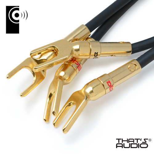 Edge gold plated y fork - edge,