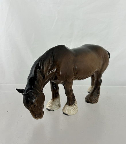 Beswick grazing shire horse - beswick,