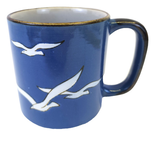 Vintage otagiri seagull - vintage, blue