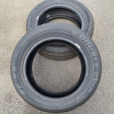 195/55/15 Tyres Pair of Part Worn Double Coin 7 mm tread x2