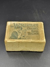 'The Wristlet' Crochet Ball Holder, No1 Nickel, Vintage Collectable Accessory 