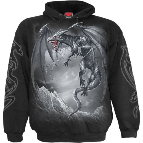 Spiral unisex pullover hoodie - pullover,