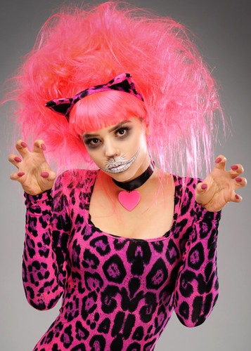 Womens backcombed neon pink - womens,