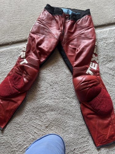 Leather bike trousers - ,