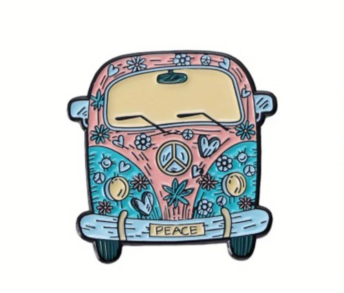 Camper van peace and love - camper,