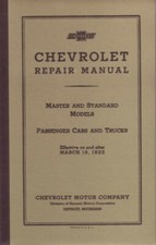 1933 Chevrolet Car Truck Shop Service Repair Manual Engine Drivetrain Electrical