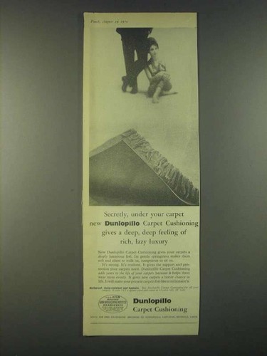 1959 dunlopillo carpet - 1959,