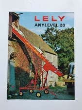 LELY ANYLEVEL 20 BALE ELEVATOR SALES LEAFLET