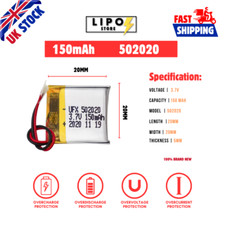 ⚡ 3.7V 502020 150mAh LiPo