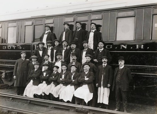 Railway workers beside - railway,
