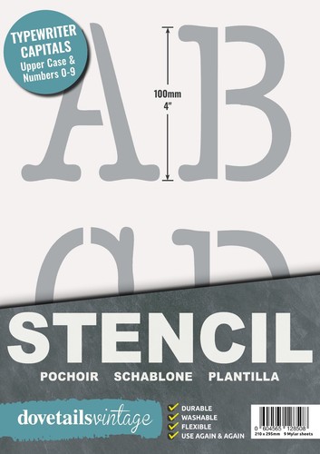 Letter stencils numbers - stencils,