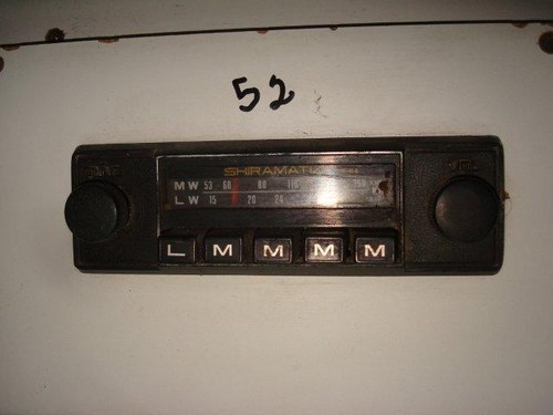 Vintage car radio - radio., old