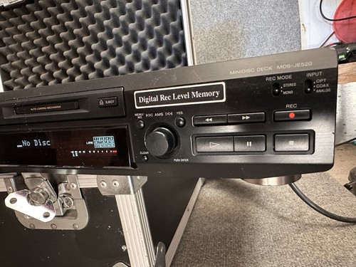 Sony mds je520 minidisc - sony, deck