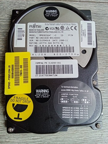 New oem fujitsu - fujitsu, mpb3032at