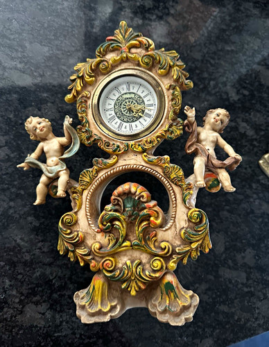 Rococo resin mantel - mantel, with
