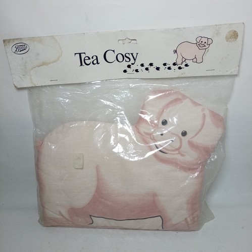Boots vintage pig tea cosy - tea, new