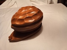CARVED WALNUT WOOD CARVED AS A