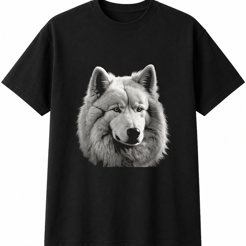 Charcoal samoyed dog lover - charcoal,