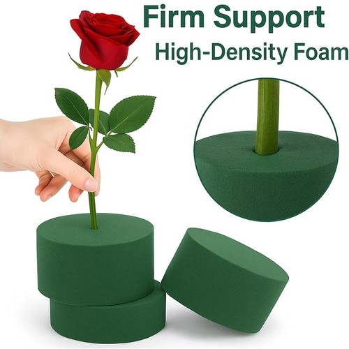 Round floral foam blocks - round,