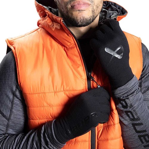 Bauer polartech gloves - polartech, ice