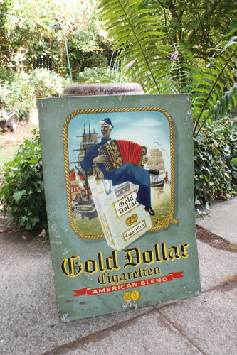 Antique cigarette gold - gold, dollar