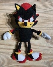 Shadow The Hedgehog Plush Toy Snic X Gosh 10 inch, Rare No Chest Emblem 