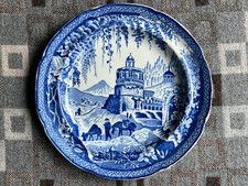 Antique early blue & white