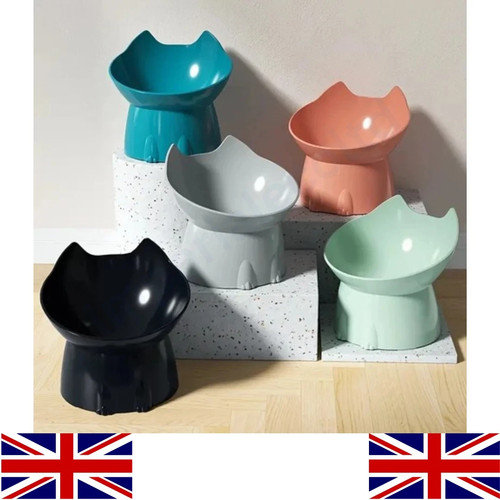 Elevated cat bowl anti tip - elevated, anti-tip