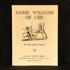 c1945 Dame Wiggins of Lee: An Old English Rhyme Very Scarce