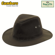 NEW Quality Hoggs Of Fife Classic Country Style Wide Brim Caledonia Waxed Hat