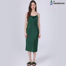 25MM 100%  Silk Cowl Collar